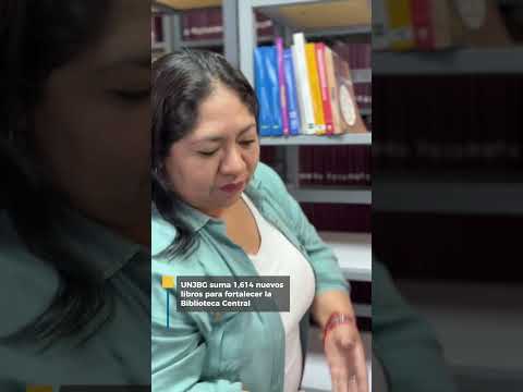 UNJBG RECIBE 1614 LIBROS PARA FORTALECER BIBLIOTECA CENTRAL