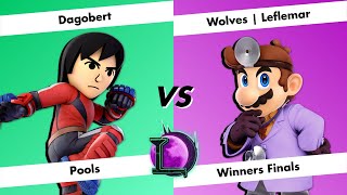 [Lunacity 11] Pools Winners Finals - Dagobert (Mii Brawler) vs Wolves | Leflemar (Dr. Mario) - SSBU