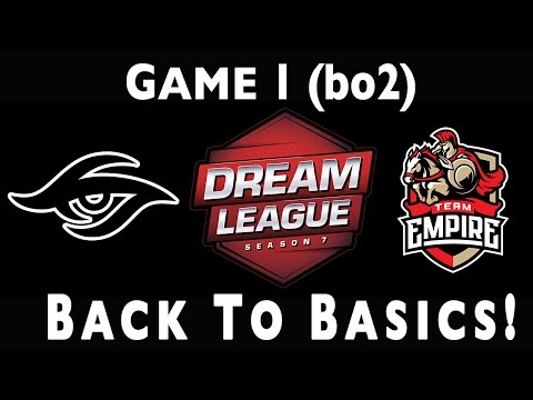 Dota 2 | Team Secret vs Team Empire (Game 1) | DreamLeague Season 7
