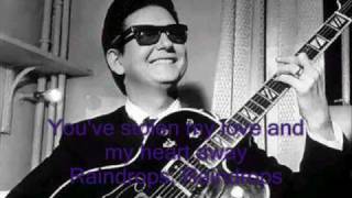 roy orbison raindrops (lyrics)