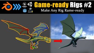 [OBSOLETE - see description!] Game-ready Rigs #2 - make any rig Game-Ready (UE4/Unity/Godot)