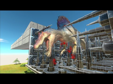 Every units fall into the spikes swamp - Animal Revolt Battle Simulator