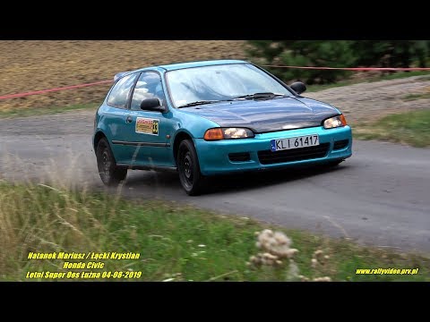 Natanek Mariusz / Łącki Krystian - Honda Civic - Letni Super Oes Łużna 04-08-2019