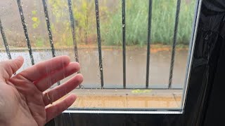 I just put a transparent film over the window and I was surprised by the heat towards the house