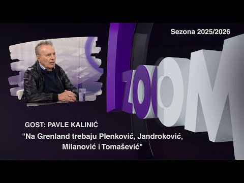ZOOM 20.1.2026. - PAVLE KALINIĆ: "Na Grenland trebaju Plenković, Jandroković, Milanović i Tomašević"