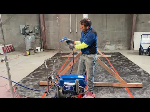 Spray Application of ArmourFill Level 5 Acrylic Plaster Finish - Volterra Architectural Products