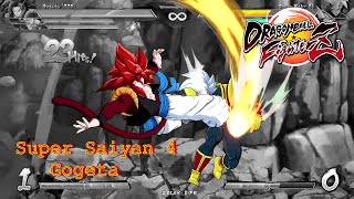DBFZ Super Saiyan 4 Gogeta Combo Video #1