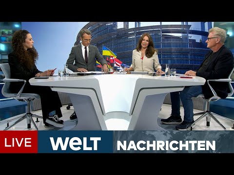 EUROPAWAHL: EU-Bürger machen ihr Kreuz! Steuert die Union in Deutschland auf Sieg zu? | WELT STREAM
