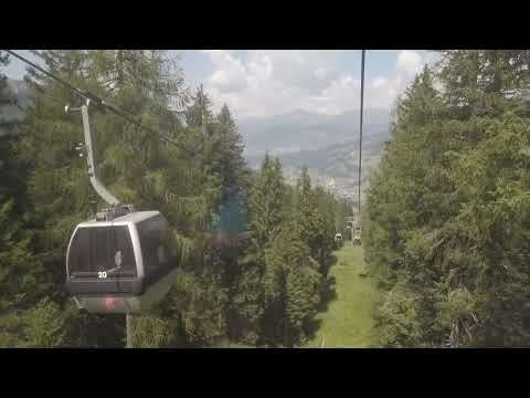 Cabinovia Croda Rossa Moso discesa