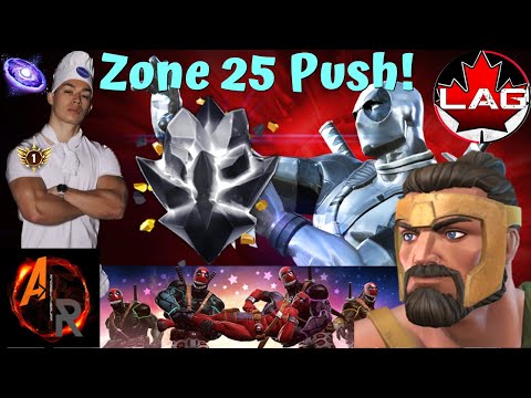 New Incursions Zone 25 Push With AndrewTheRuff! Ascended Hercules? 7* Incursion Crystal?! - MCOC