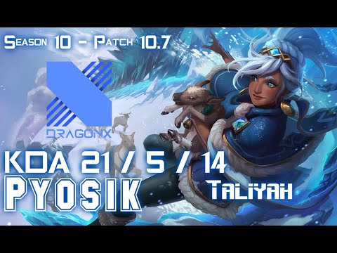DRX Pyosik TALIYAH vs KARTHUS Jungle - Patch 10.7 KR Ranked