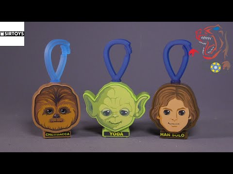 SirToys Star War Happy Meal Toys: Chewbacca, Yoda & Han Solo