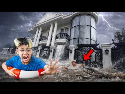 NATURAL DISASTER!!! A CHILD'S HOUSE WAS FLOODED AND SWATERED AWAY DUE TO THE HEAVY RAIN OF SAMALE...