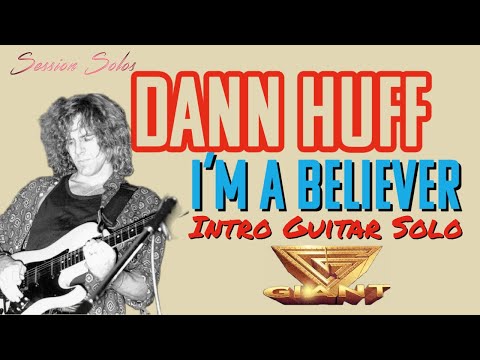 Dann Huff Guitar Solo (Intro) / Video Demo - I'm A Believer by Giant