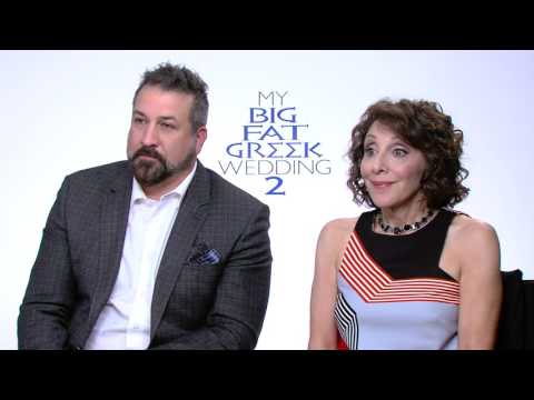 My Big Fat Greek Wedding 2: Joey Fatone & Andrea Martin Official Movie Interview | ScreenSlam
