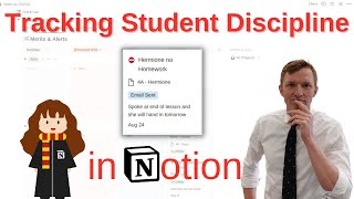 Kanban Board View in Notion Database（00:06:00 - 00:08:00） - Notion Board View For Tracking Student Discipline | Teacher Tutorial | New for 2022