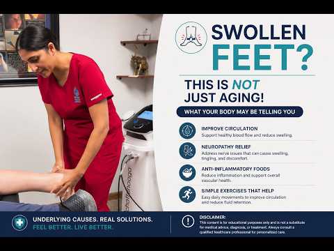 Swollen Feet? This Is NOT Just Aging