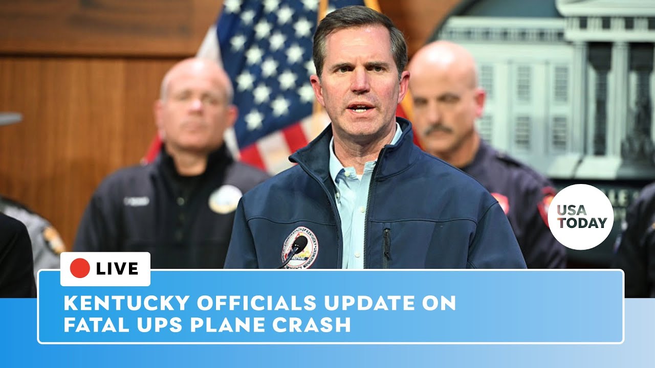 Watch live: Kentucky Governor Andy Beshear updates on fatal UPS plane crash