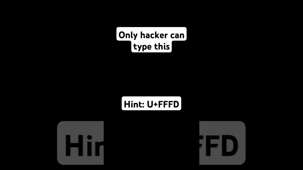 Find a Unicode Symbols