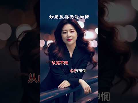 能不能给这碗，孟婆汤加点糖，让我能忘了曾经受过的伤...伤感音乐句句戳心听哭了