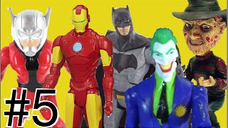 #5 Vingadores : Homem Formiga Homem de Ferro Freddy Krueger Coringa Minecraft Lego Imaginext Toys