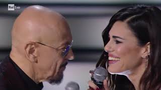 Enrico Ruggeri e Bianca Guaccero cantano &quot;Acqua e sale&quot; - Una storia da cantare 22/02/2020