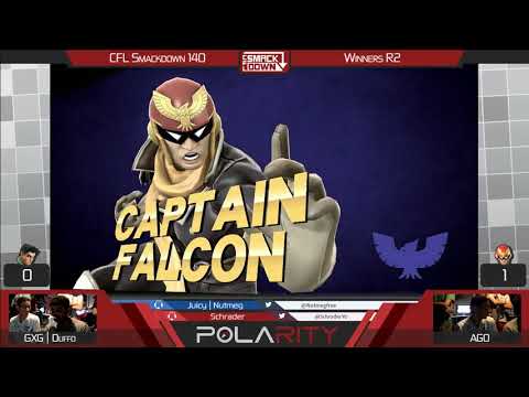 CFL Smackdown 140 WiiU - GxG | Duffo (Little Mac) vs AGO (Falcon) - Winners R2