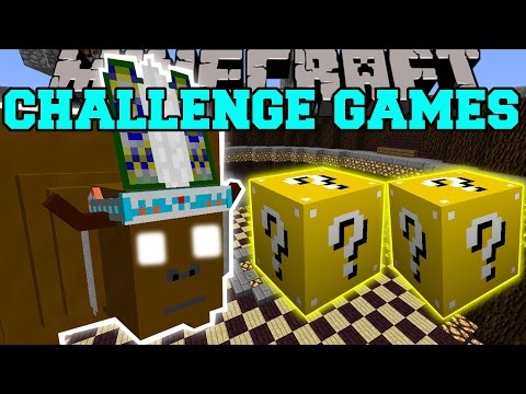 Pat and jen | Minecraft | CHIEF THUNDERHOOVES CHALLENGE GAMES - Lucky Block Mod