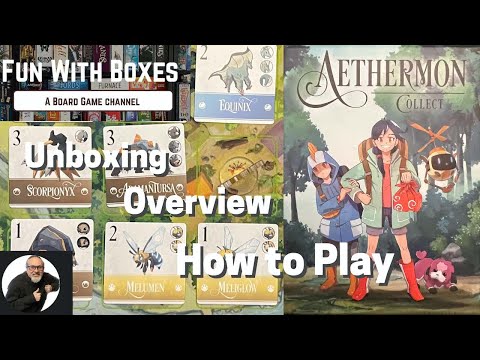 Aethermon: Collect Board Game | Unboxing, Overview & How to Play | Aethermon Studios
