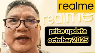 REALME PRICE LIST UPDATE OCTOBER 2025