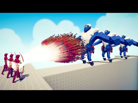 3x ICE GIANTS vs 3x EVERY GOD - Totally Accurate Battle Simulator TABS