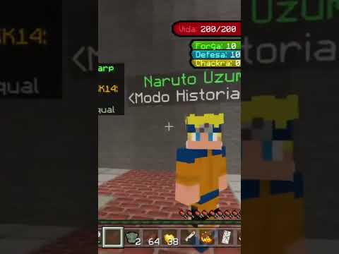 ⚡️SERVIDOR DE NARUTO MCPE #shorts #naruto #anime #minecraft #minecraftshorts #minecraftpe