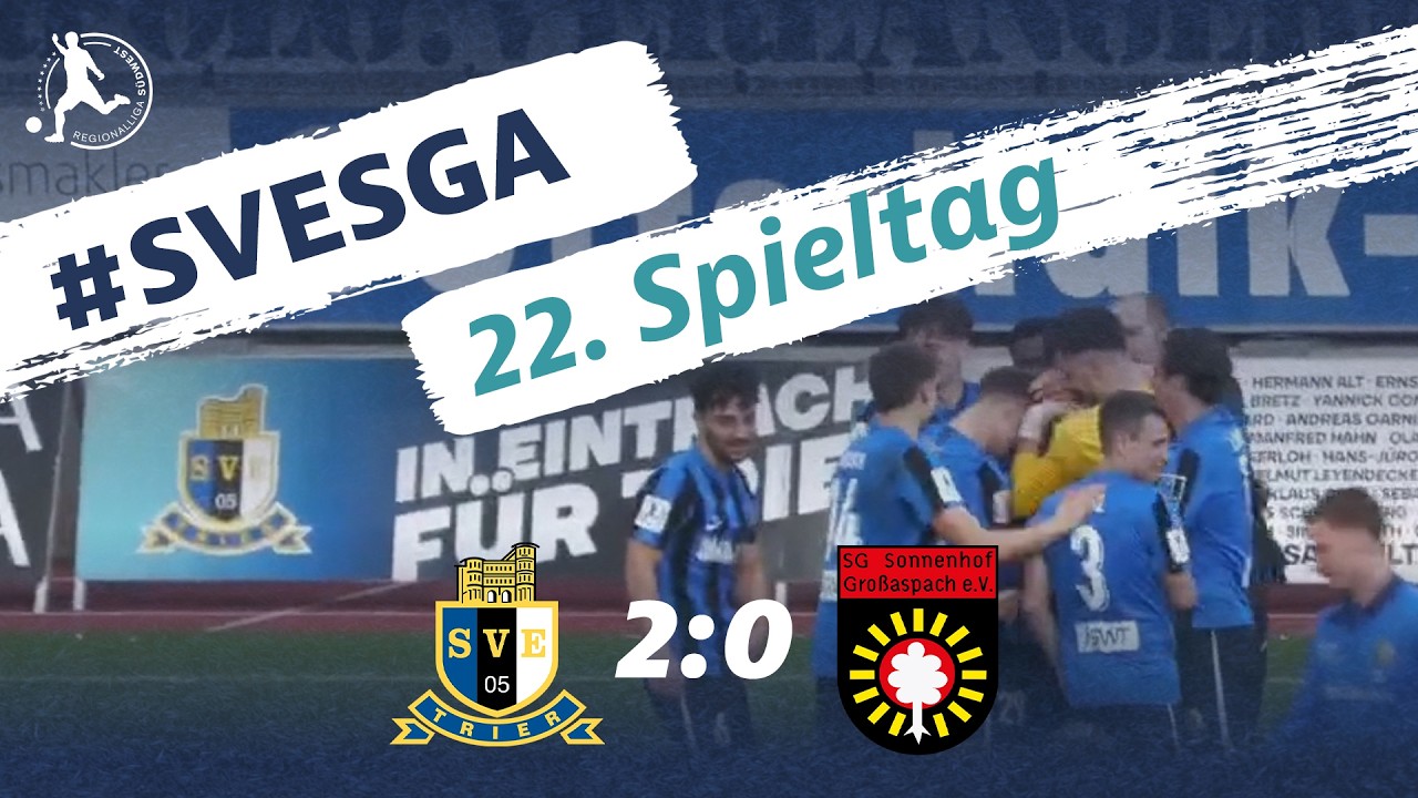 Eintracht Trier vs SG Sonnenhof Großaspach Highlights