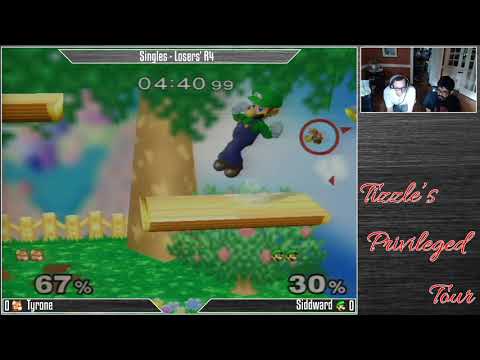 Tizzle's Priviliged Tour (Singles) - Siddward (Luigi) Vs. Tyrone (Fox)