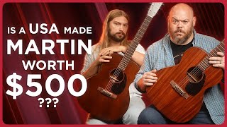 Video thumbnail for Is Made In The USA Worth $500 More?! | Martin's New 000-15E VS 000-15M by Alamo Music Center
