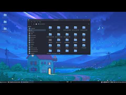 ArcoLinux : 2187 open terminal here - xfce4 - thunar - custom actions are fun