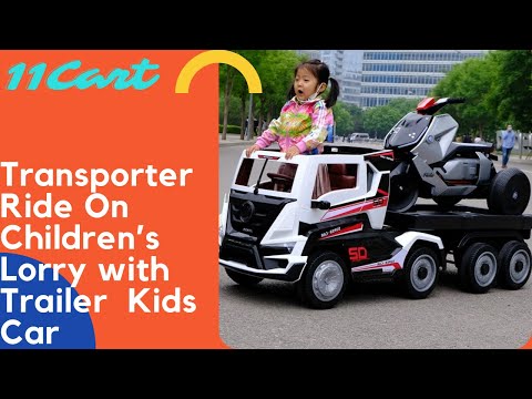 Super Car Transporter Ride On Children’s Lorry with Trailer  Kids Car AT 11cart
