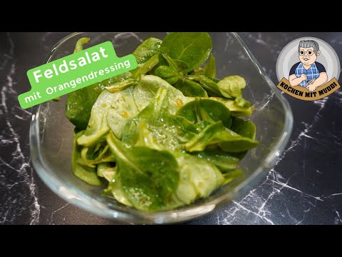 Feldsalat mit Orangendressing