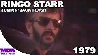 Ringo Starr w/ Todd Rundgren, Bill Wyman &amp; others - Jumpin' Jack Flash | 1979 | MDA Telethon