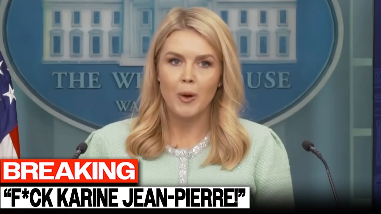 Karoline Leavitt Hilariously DESTROYS Karine Jean-Pierre On Live TV