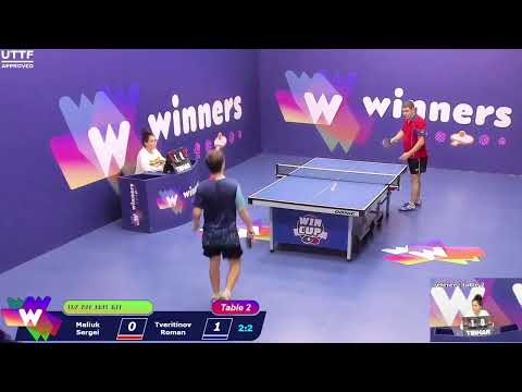 WINners CUP table 2  29.10  Maliuk Sergei - Tveritinov Roman 18:15