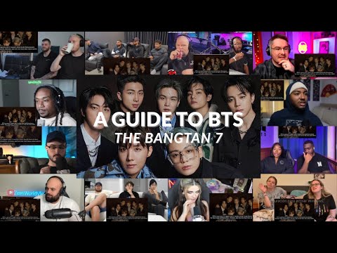 A Guide to BTS Members: The Bangtan 7 by Taylor Mari | Reaction Mashup