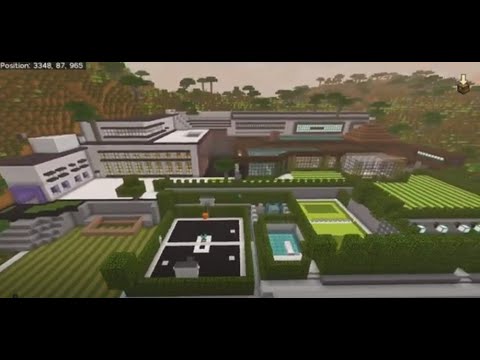 EPIC Minecraft Mountain Mansion Build! MUST SEE!