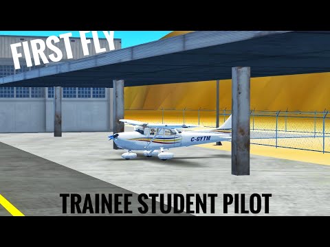 Trainee student Pilot First fly