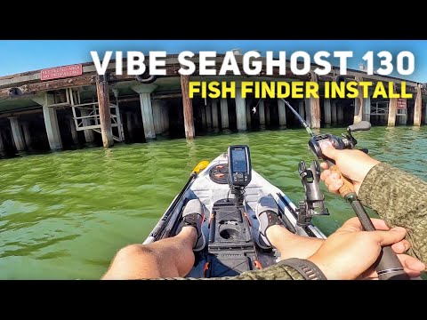 Vibe Sea Ghost 130 - Simple Fish Finder Install (Garmin Striker 4)