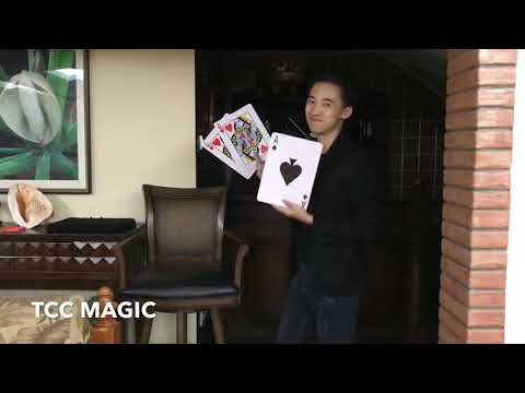 Saturn Magic -Q & A Jumbo Three Card Monte by TCC - Trick