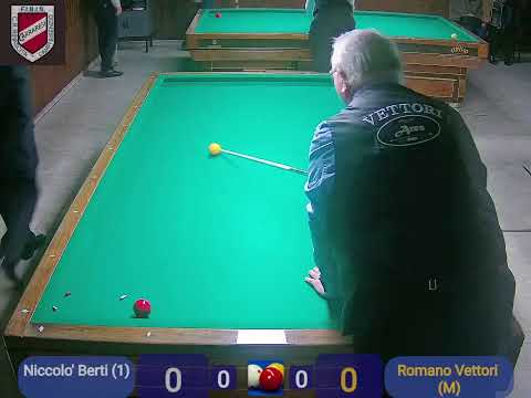 10° Carraresi - Romano Vettori (M)  Vs  Niccolo' Berti (1)