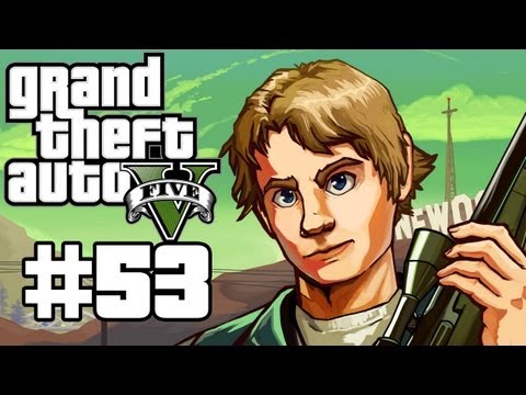 Grand Theft Auto 5 Gameplay / Playthrough w/ SSoHPKC Part 53 - Hard Landing