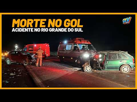 Colisão entre dois carros termina em MORTE de passageira na BR-285 em Santa Bárbara do Sul RS