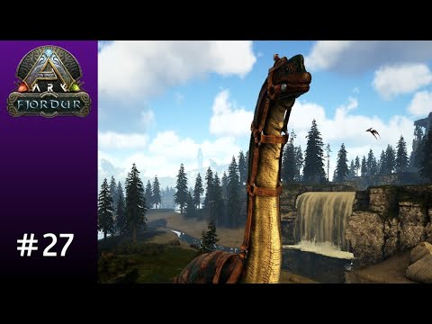 Taming The Colossal Brachiosaurus!  ARK Fjordur Let's Play Ep. 27